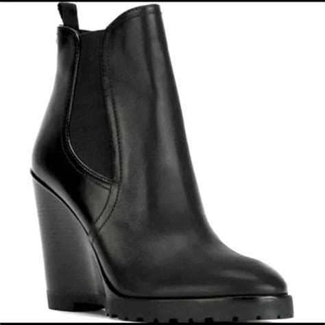 michael kors thea chelsea bootie pull on ankle|Michael Kors Thea Chelsea Ankle Boot Black Leather Almond .